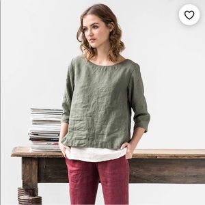 Not Perfect Linen January Top